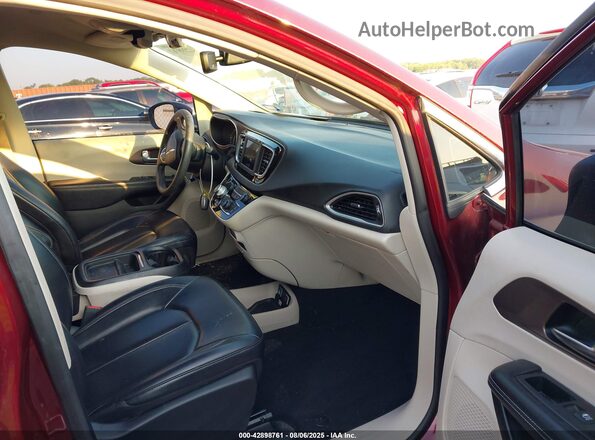 2C4RC1DG5MR520945 2021 CHRYSLER VOYAGER Burgundy წინა სალონის ხედი