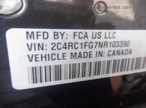 2C4RC1FG7NR103390 2022 CHRYSLER PACIFICA  Հետևի աջ