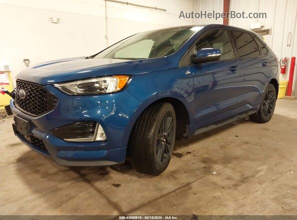2FMPK3J96LBB44058 2020 FORD EDGE Blue Front left