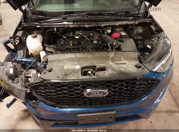2FMPK3J96LBB44058 2020 FORD EDGE Blue Rear view