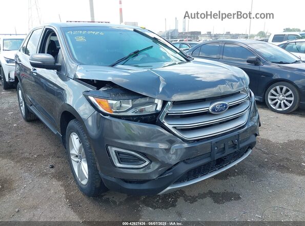2FMPK3J98JBC40755 2018 FORD EDGE Gray Vista frontal