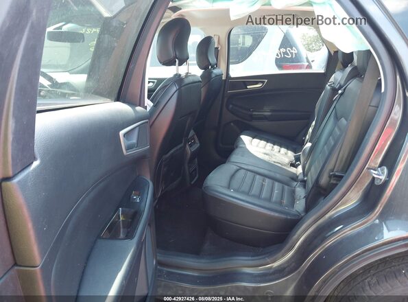 2FMPK3J98JBC40755 2018 FORD EDGE Gray Vista de la etiqueta del VIN