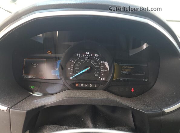 2FMPK3K84JBB35538 2018 FORD EDGE Blue 