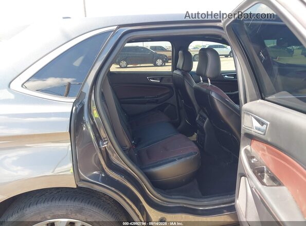 2FMPK3K93LBB22985 2020 FORD EDGE Gray Widok naklejki z numerem VIN