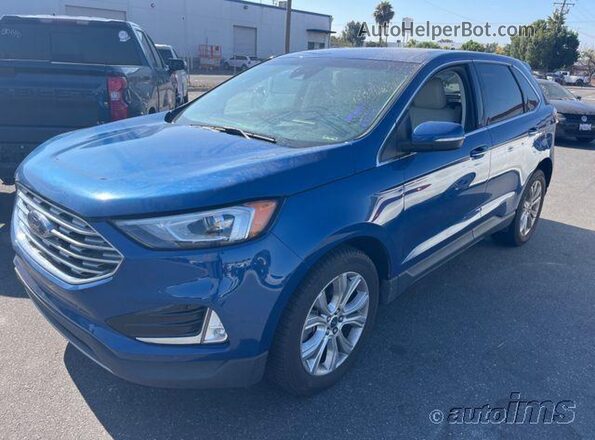 2FMPK3K93MBA50509 2021 FORD EDGE  Widok tylnych siedzeń