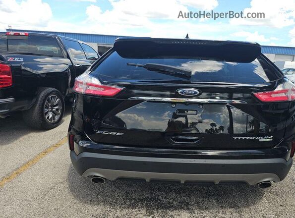 2FMPK3K94LBB37642 2020 FORD EDGE  Widok naklejki z numerem VIN