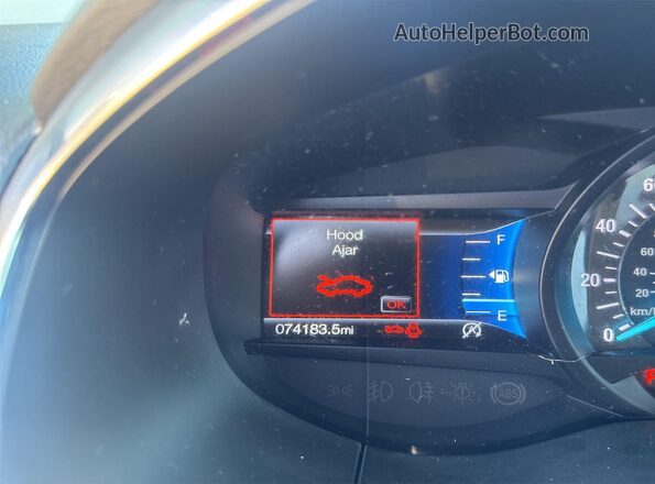 2FMPK3K96MBA51234 2021 FORD EDGE  Вид щитка приборов