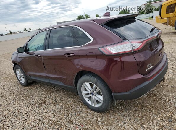 2FMPK4J95JBB10342 2018 FORD EDGE Maroon 