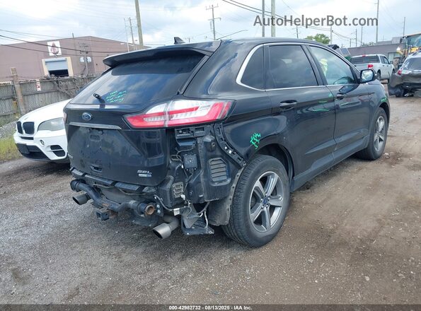 2FMPK4J95LBB49502 2020 FORD EDGE Черный Задняя правая четверть