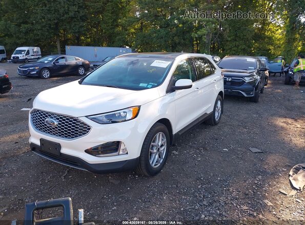 2FMPK4J97PBA40030 2023 FORD EDGE White Առջևի ձախ երեք քառորդ տեսարան