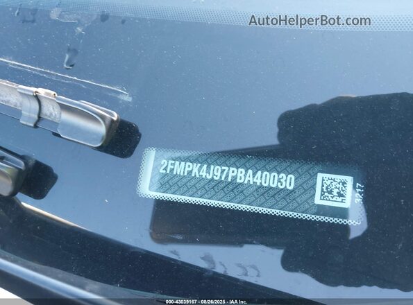 2FMPK4J97PBA40030 2023 FORD EDGE White 