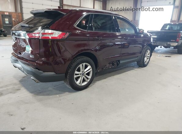 2FMPK4J9XLBA02916 2020 FORD EDGE Бордовый Задняя правая четверть