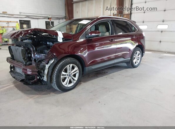 2FMPK4J9XLBA02916 2020 FORD EDGE Бордовый Передняя левая четверть