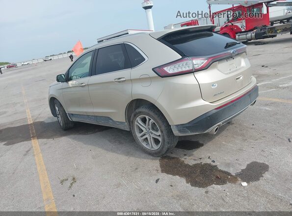 2FMPK4K90JBB88896 2018 FORD EDGE Gold 