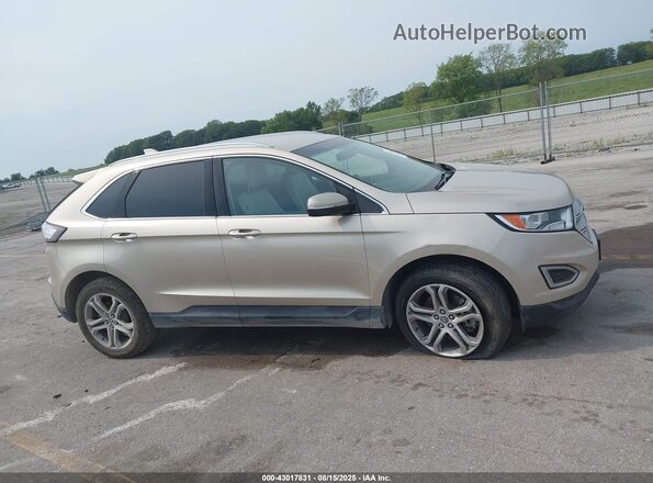 2FMPK4K90JBB88896 2018 FORD EDGE Gold 