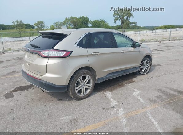 2FMPK4K90JBB88896 2018 FORD EDGE Gold 