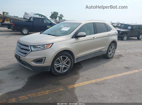 2FMPK4K90JBB88896 2018 FORD EDGE Gold 