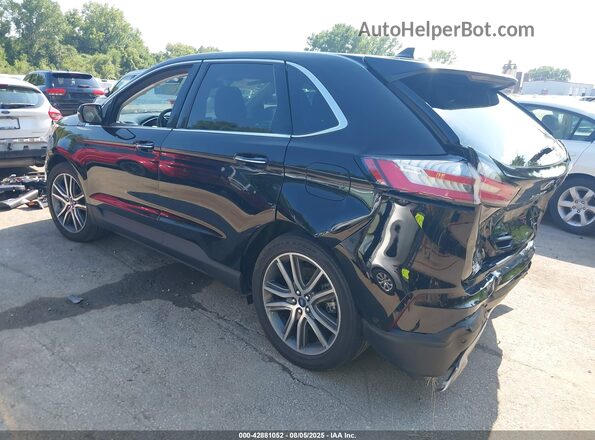 2FMPK4K90MBA33804 2021 FORD EDGE Черный Задняя левая четверть