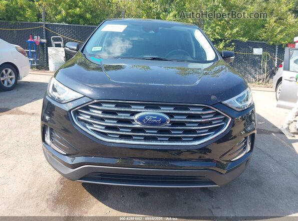 2FMPK4K90MBA33804 2021 FORD EDGE Черный Вид задней части салона