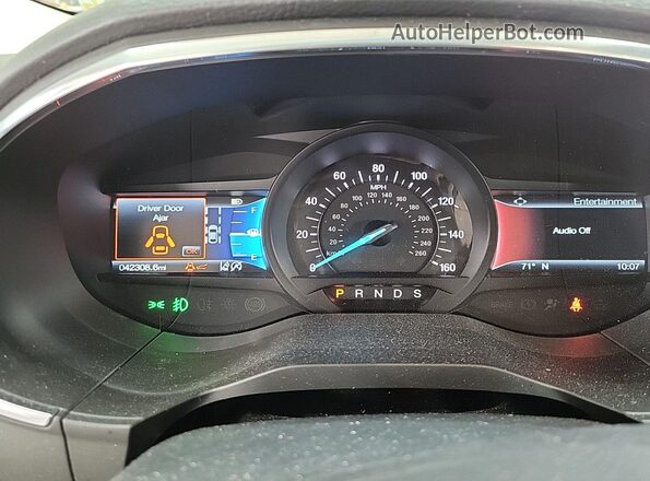 2FMPK4K94LBB16943 2020 FORD EDGE  Widok naklejki z numerem VIN