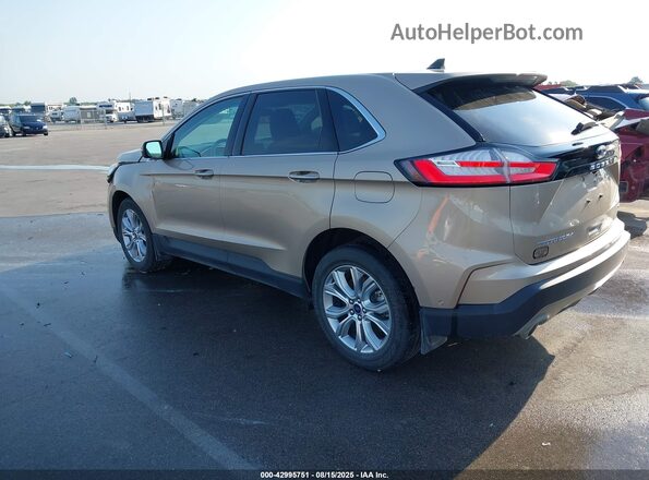 2FMPK4K95MBA45169 2021 FORD EDGE Brown უკანა მარცხენა