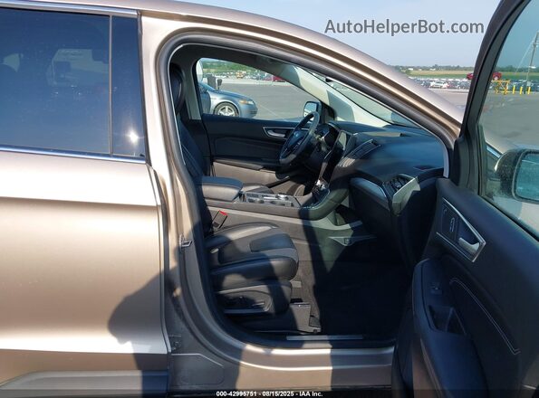 2FMPK4K95MBA45169 2021 FORD EDGE Brown წინა სალონის ხედი