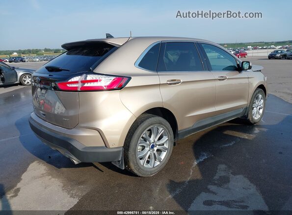 2FMPK4K95MBA45169 2021 FORD EDGE Brown უკანა მარჯვენა