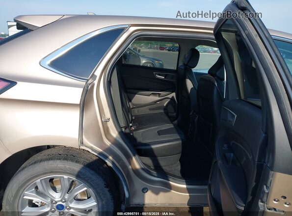 2FMPK4K95MBA45169 2021 FORD EDGE Brown VIN კოდის სტიკერის ხედი