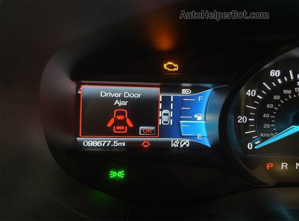 2FMPK4K96LBB37387 2020 FORD EDGE  Вид щитка приладів