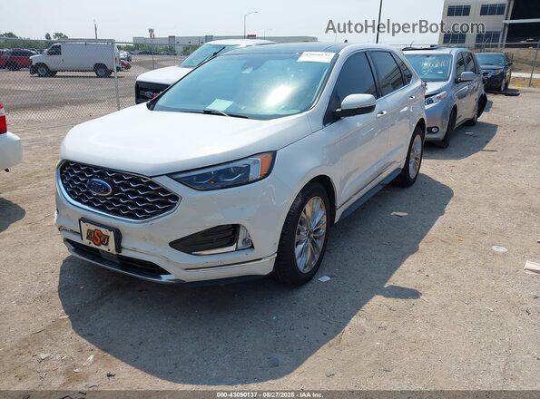 2FMPK4K98MBA18760 2021 FORD EDGE White Front left