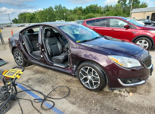 2G4GL5EX1H9173709 2017 BUICK REGAL Purple 