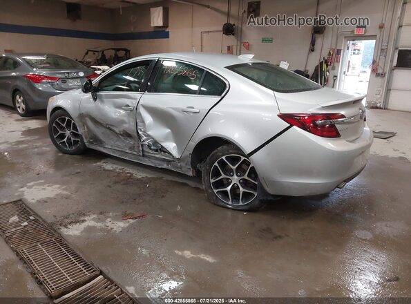 2G4GL5EXXH9197815 2017 BUICK REGAL Silver Tył lewy