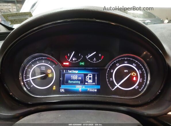 2G4GL5EXXH9197815 2017 BUICK REGAL Silver Widok tylnych siedzeń