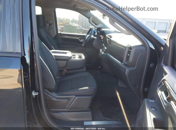 2GCUDDED4P1133514 2023 CHEVROLET SILVERADO Black Front interior view