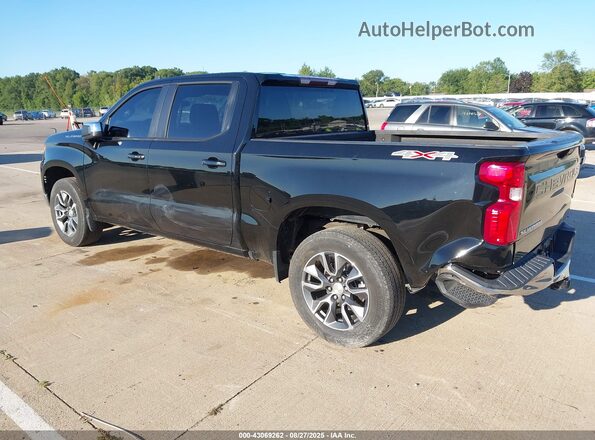 2GCUDDED4P1133514 2023 CHEVROLET SILVERADO Black Rear left