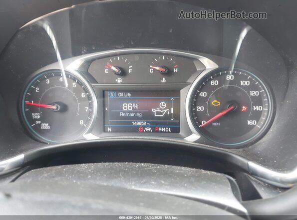 2GNAXUEV2L6110109 2020 CHEVROLET EQUINOX Gray უკანა სავარძლების ხედი