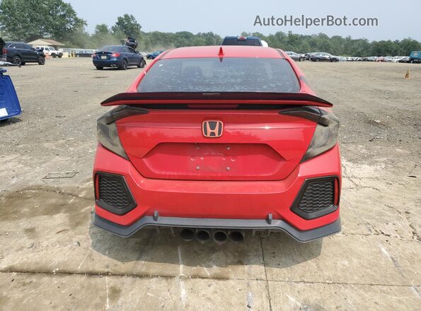 2HGFC1E53JH708902 2018 HONDA CIVIC Red 