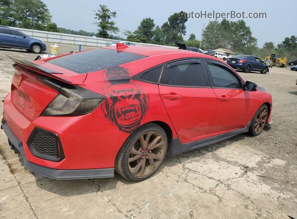 2HGFC1E53JH708902 2018 HONDA CIVIC Red 