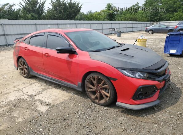 2HGFC1E53JH708902 2018 HONDA CIVIC Red 