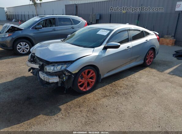 2HGFC1E54JH703479 2018 HONDA CIVIC Silver 