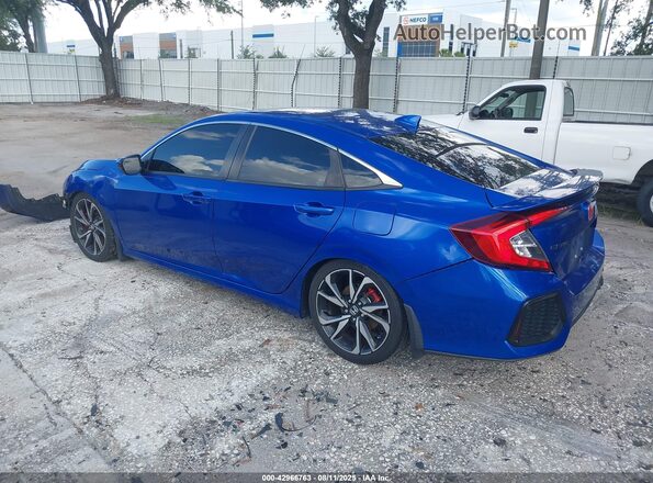2HGFC1E55JH707833 2018 HONDA CIVIC Blue 