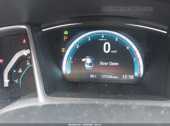 2HGFC1F70JH644883 2018 HONDA CIVIC Black 