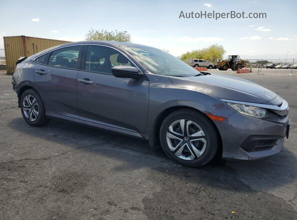 2HGFC2F54JH541423 2018 HONDA CIVIC Gray 