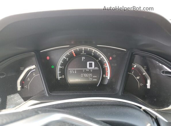 2HGFC2F54JH541423 2018 HONDA CIVIC Gray 