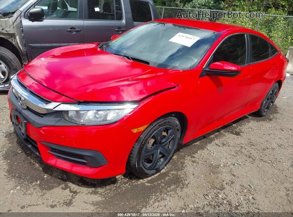 2HGFC2F57JH570723 2018 HONDA CIVIC Red 