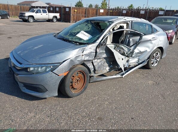 2HGFC2F59JH528196 2018 HONDA CIVIC Серый Передняя левая четверть