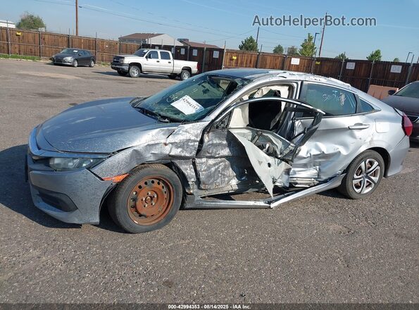2HGFC2F59JH528196 2018 HONDA CIVIC Серый Вид задней части салона