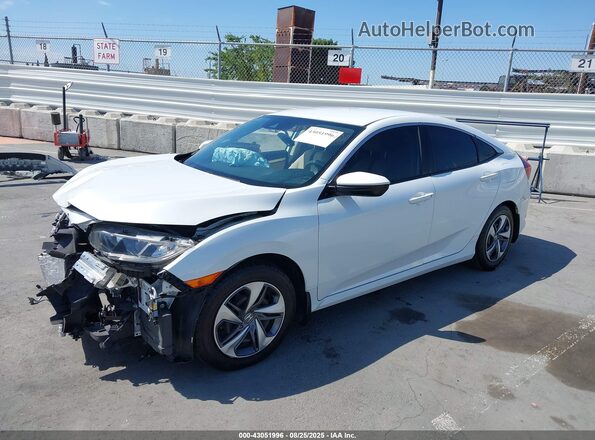 2HGFC2F61LH533310 2020 HONDA CIVIC White Vista tres cuartos delantera izquierda