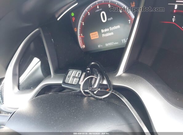 2HGFC2F80MH522544 2021 HONDA CIVIC White Առջևի վահանակի տեսք