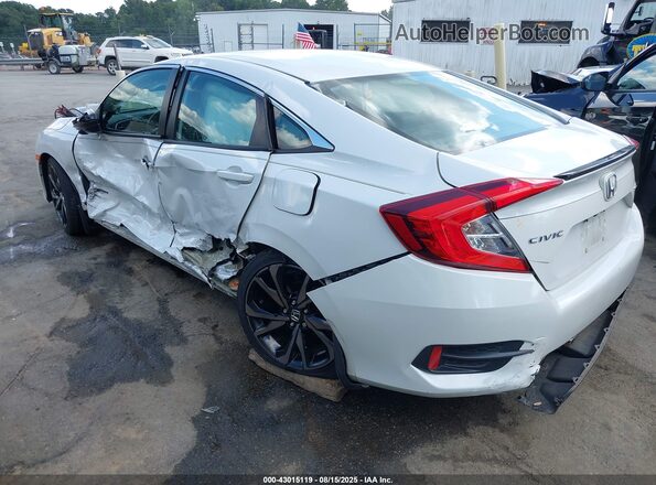 2HGFC2F80MH522544 2021 HONDA CIVIC White Հետևի ձախ